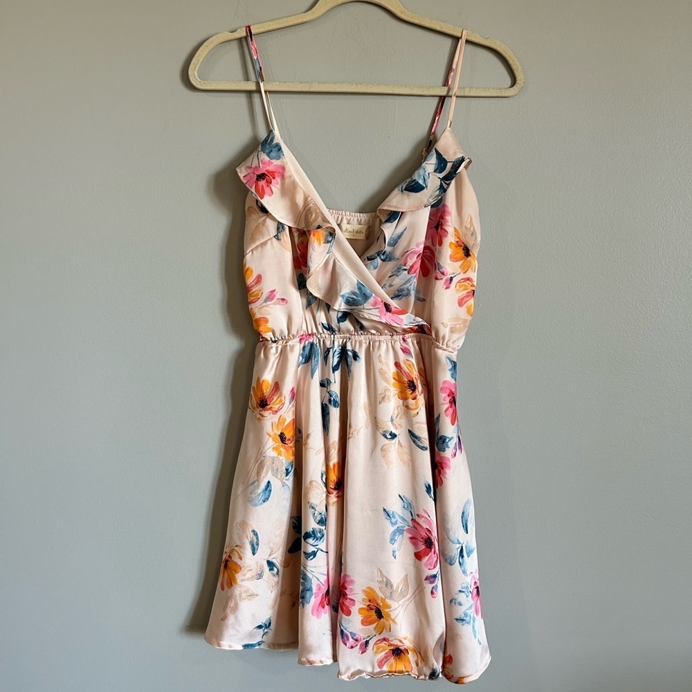 Altar’d State floral midi dress women’s Sz small